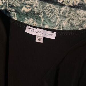 Women's Annalee + Hope Black Dress Size XS Holiday Clearance